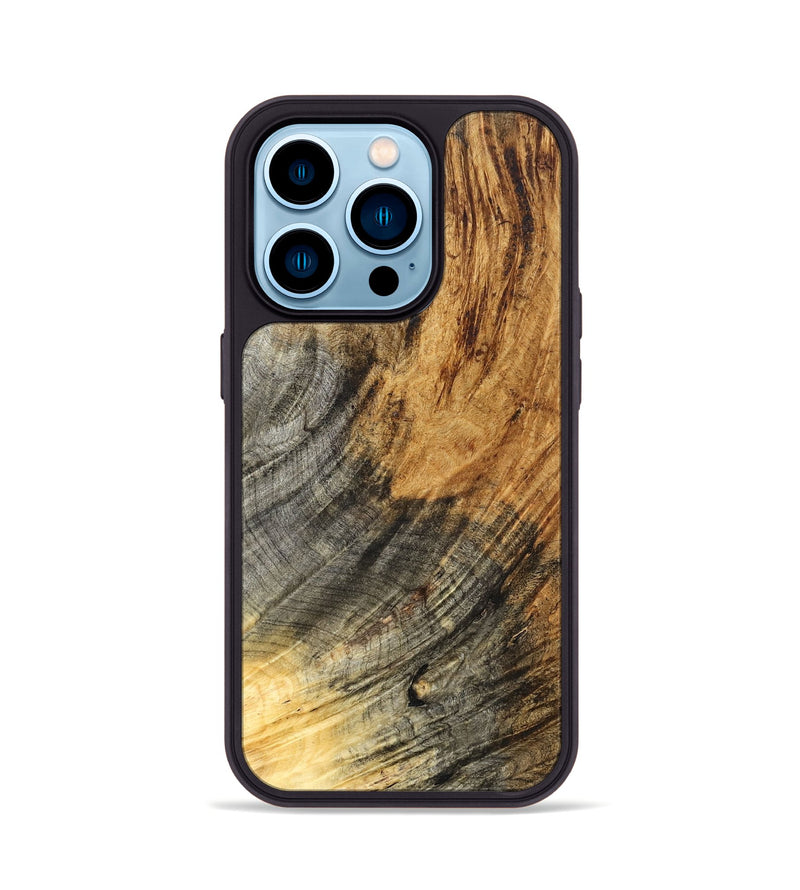 iPhone 14 Pro Wood Phone Case - Monika (Wood Burl, 825372)