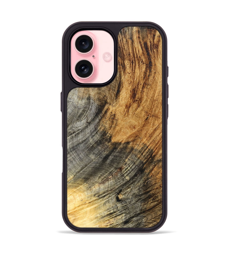 iPhone 16 Wood Phone Case - Monika (Wood Burl, 825372)