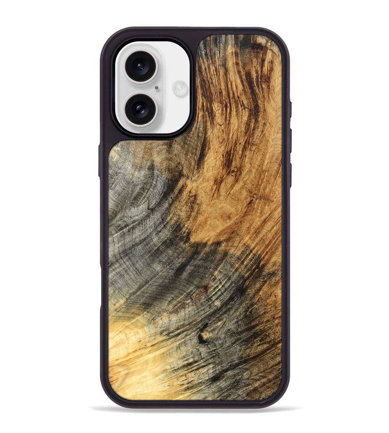 iPhone 16 Plus Wood Phone Case - Monika (Wood Burl, 825372)