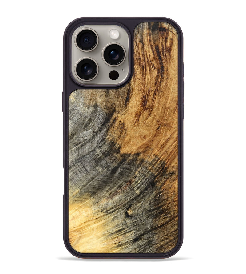 iPhone 16 Pro Max Wood Phone Case - Monika (Wood Burl, 825372)
