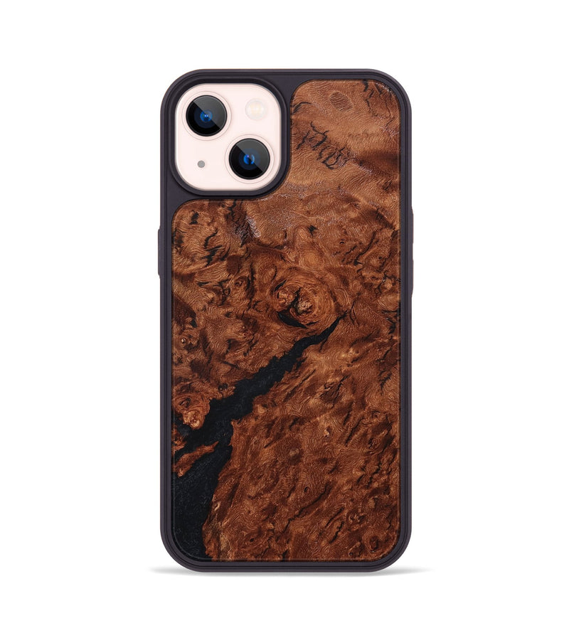 iPhone 14 Wood Phone Case - Rashida (Wood Burl, 825373)