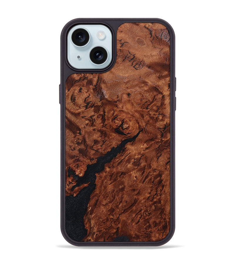 iPhone 15 Plus Wood Phone Case - Rashida (Wood Burl, 825373)
