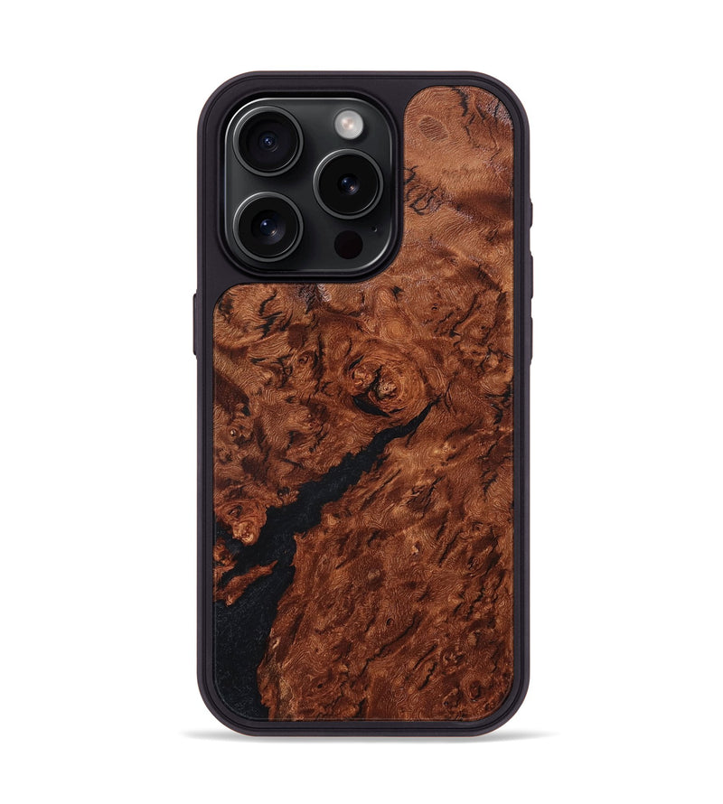 iPhone 15 Pro Wood Phone Case - Rashida (Wood Burl, 825373)