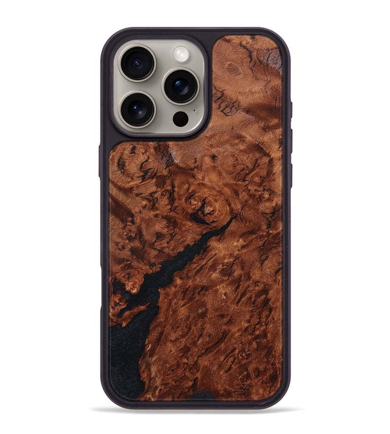 iPhone 16 Pro Max Wood Phone Case - Rashida (Wood Burl, 825373)