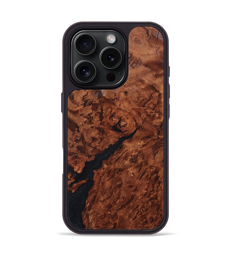 iPhone 16 Pro Wood Phone Case - Rashida (Wood Burl, 825373)