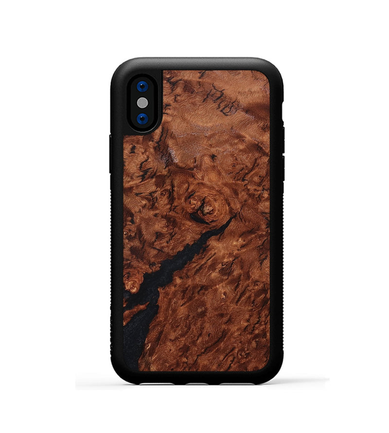 iPhone Xs Wood Phone Case - Rashida (Wood Burl, 825373)