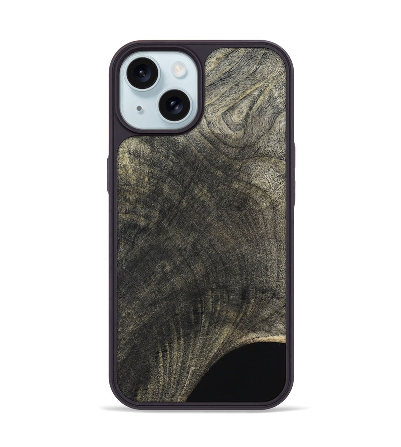 iPhone 15 Wood Phone Case - Darby (Wood Burl, 825374)