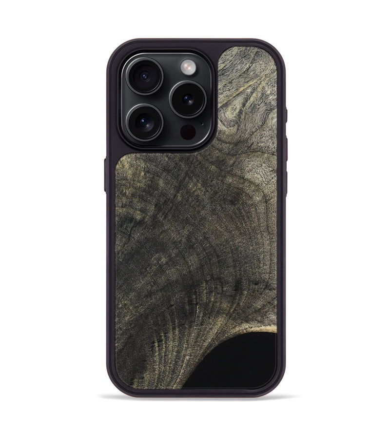 iPhone 15 Pro Wood Phone Case - Darby (Wood Burl, 825374)