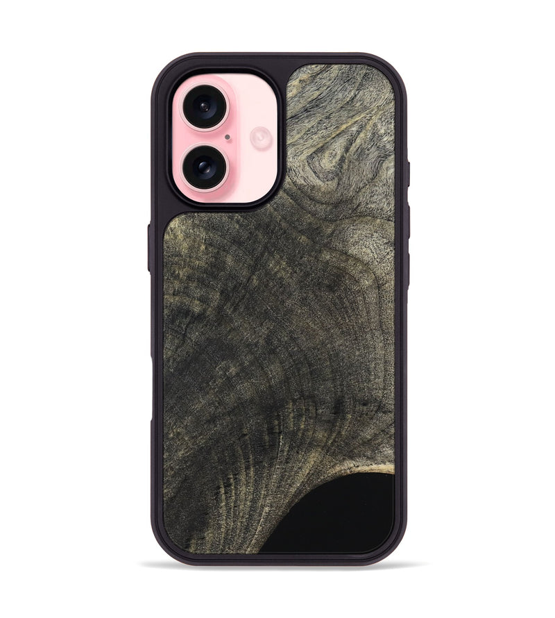 iPhone 16 Wood Phone Case - Darby (Wood Burl, 825374)