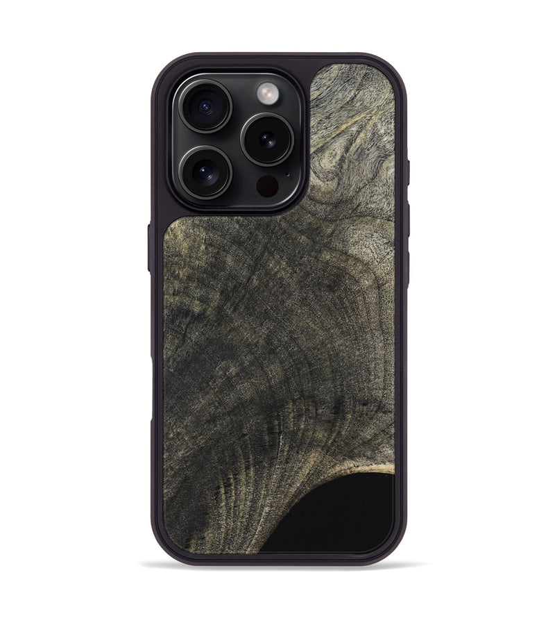 iPhone 16 Pro Wood Phone Case - Darby (Wood Burl, 825374)