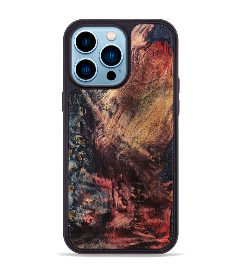 iPhone 14 Pro Max Wood Phone Case - Alecia (Wood Burl, 825375)