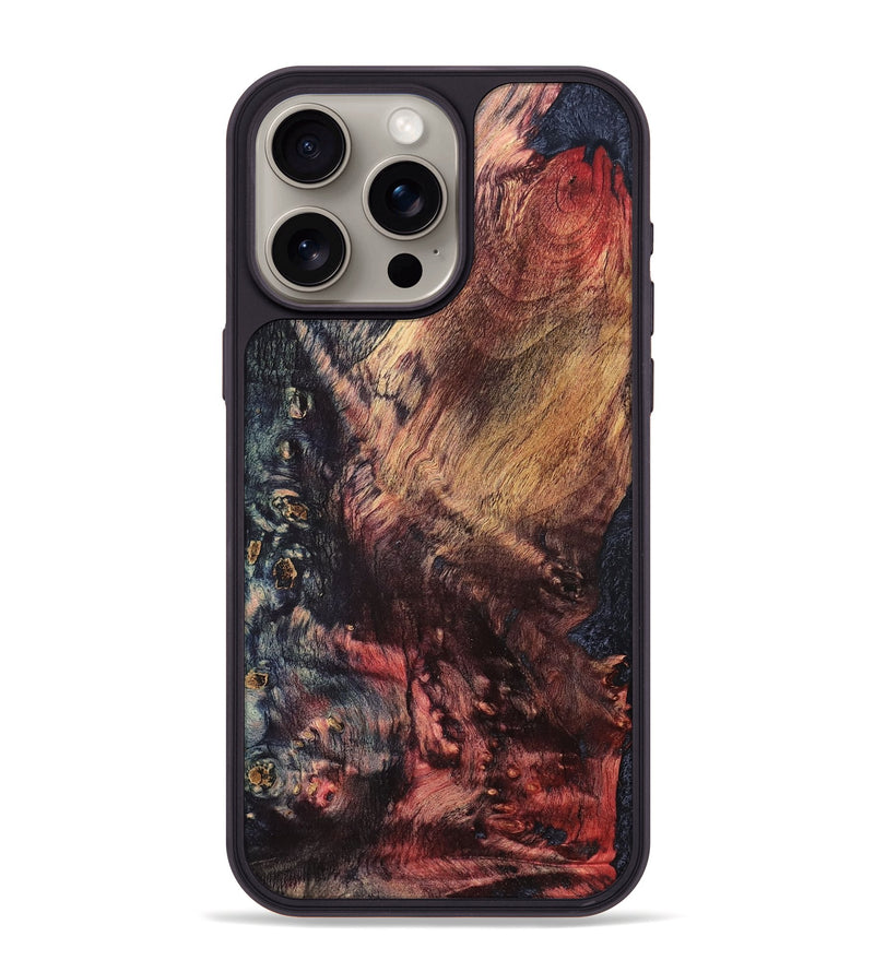 iPhone 15 Pro Max Wood Phone Case - Alecia (Wood Burl, 825375)
