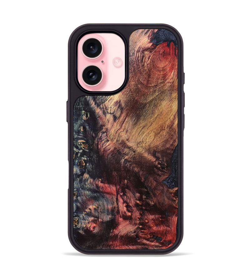 iPhone 16 Wood Phone Case - Alecia (Wood Burl, 825375)