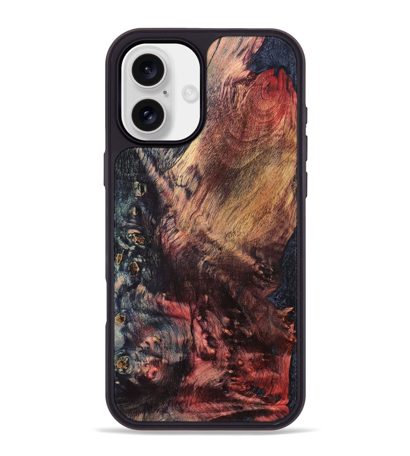 iPhone 16 Plus Wood Phone Case - Alecia (Wood Burl, 825375)