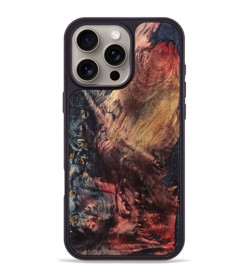 iPhone 16 Pro Max Wood Phone Case - Alecia (Wood Burl, 825375)