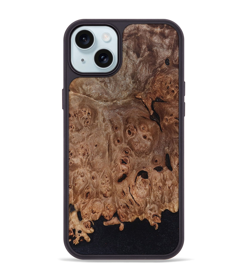 iPhone 15 Plus Wood Phone Case - Osman (Wood Burl, 825378)