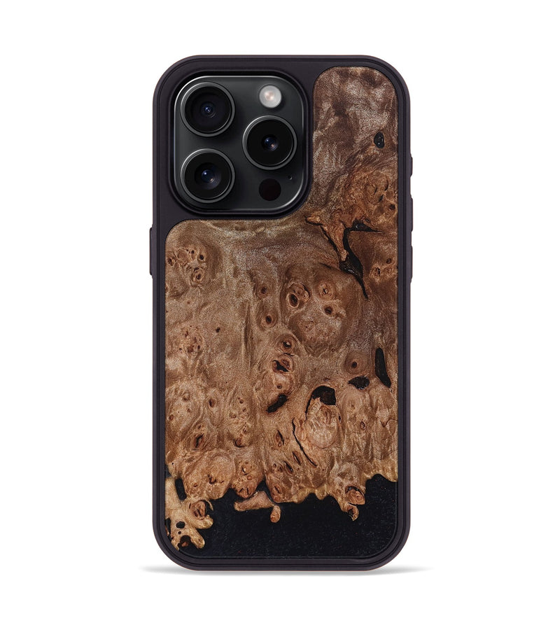 iPhone 15 Pro Wood Phone Case - Osman (Wood Burl, 825378)