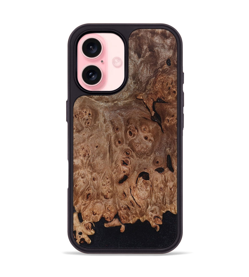 iPhone 16 Wood Phone Case - Osman (Wood Burl, 825378)