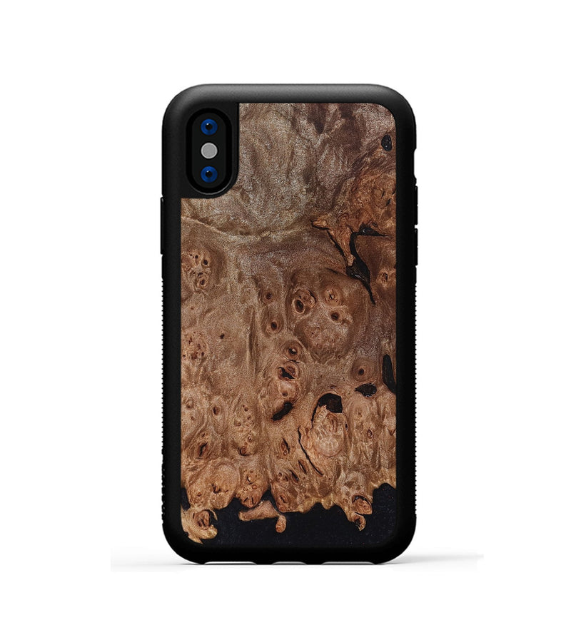 iPhone Xs Wood Phone Case - Osman (Wood Burl, 825378)