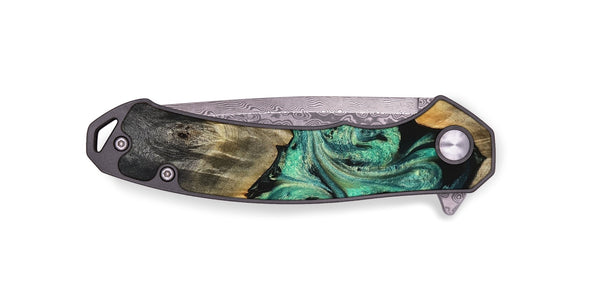 EDC Wood Pocket Knife - Kale (Green, 825379)