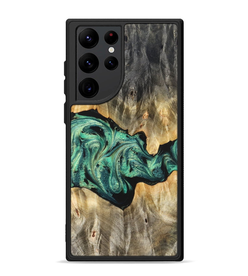 Galaxy S22 Ultra Wood Phone Case - Kale (Green, 825379)