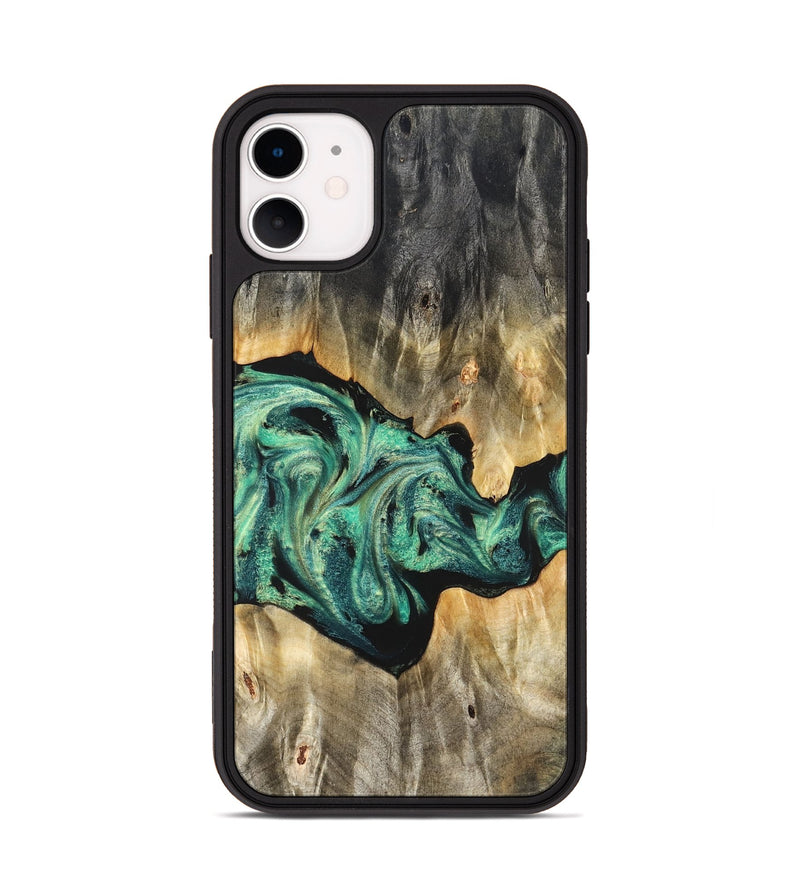 iPhone 11 Wood Phone Case - Kale (Green, 825379)