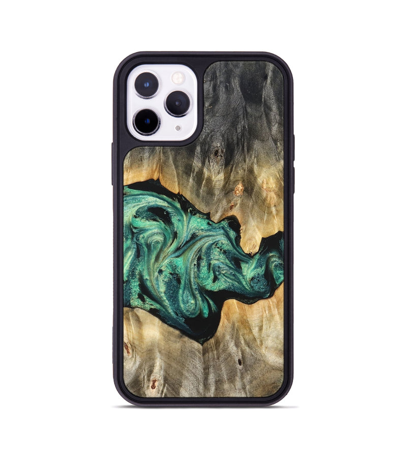 iPhone 11 Pro Wood Phone Case - Kale (Green, 825379)