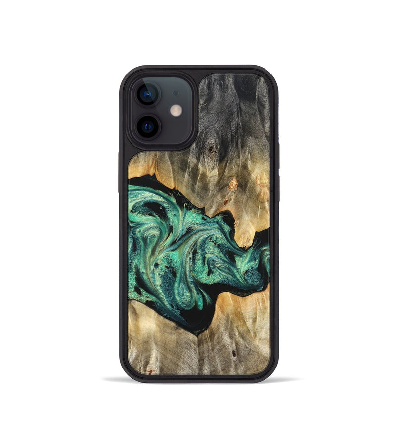 iPhone 12 mini Wood Phone Case - Kale (Green, 825379)