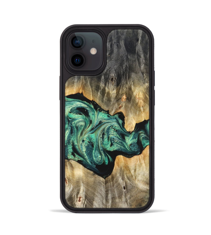 iPhone 12 Wood Phone Case - Kale (Green, 825379)