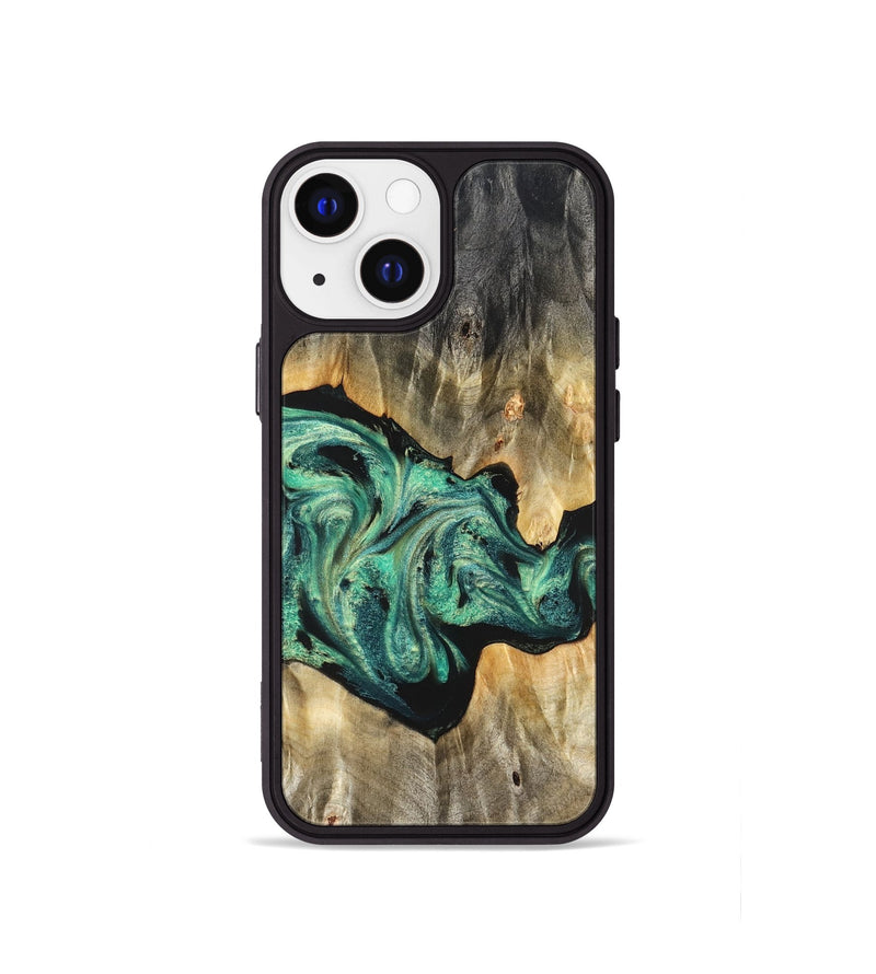 iPhone 13 mini Wood Phone Case - Kale (Green, 825379)