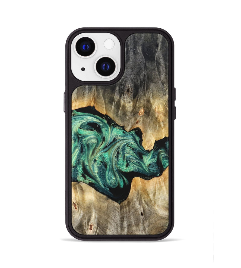 iPhone 13 Wood Phone Case - Kale (Green, 825379)