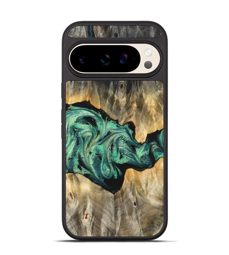 Pixel 10 Wood Phone Case - Kale (Green, 825379)