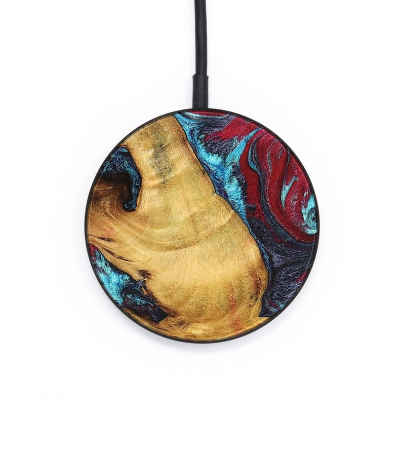 Circle Wood Wireless Charger - Tre (Red, 825381)