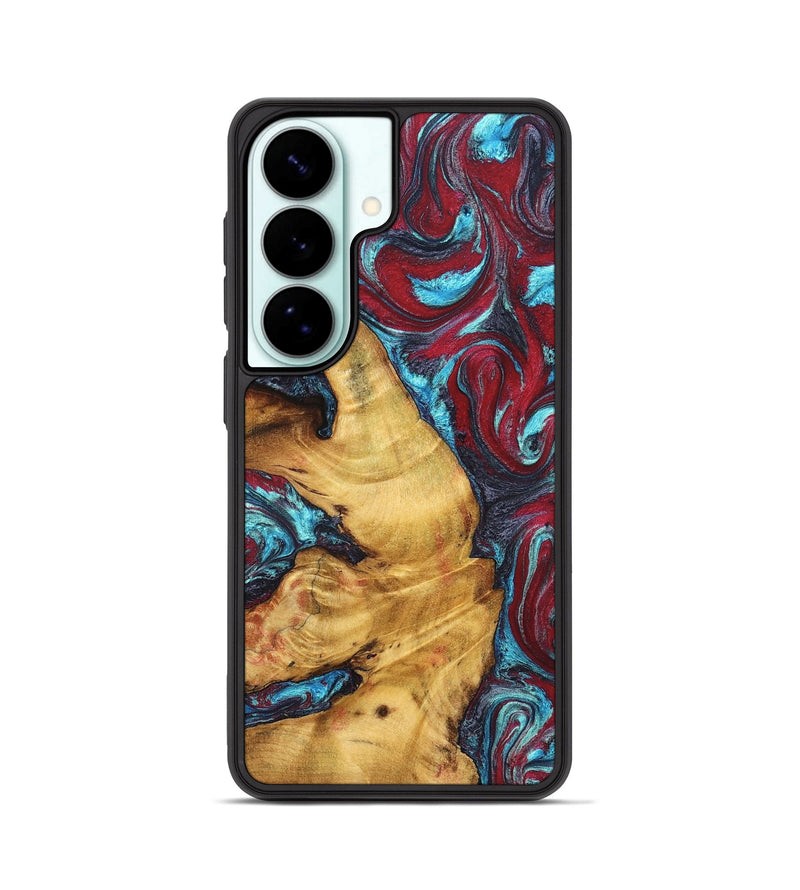 Galaxy S26 Wood Phone Case - Tre (Red, 825381)