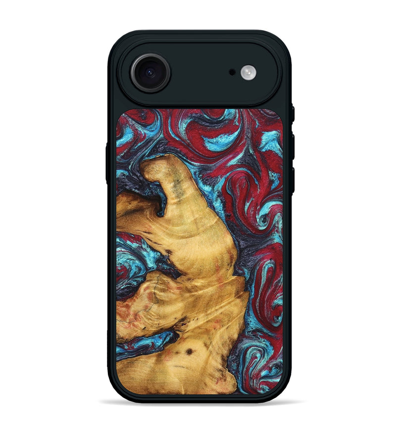 iPhone 17 Air Wood Phone Case - Tre (Red, 825381)