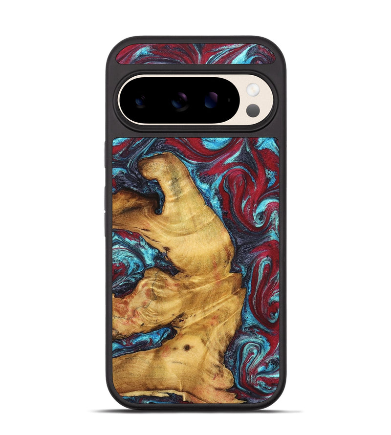 Pixel 10 Wood Phone Case - Tre (Red, 825381)
