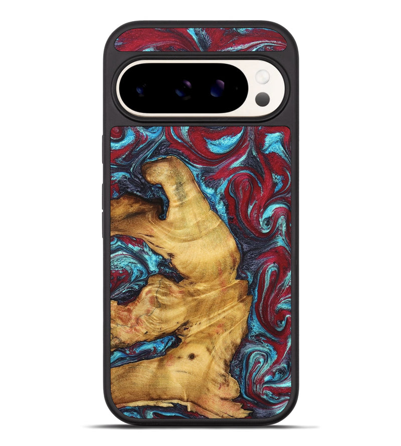 Pixel 9 Pro XL Wood Phone Case - Tre (Red, 825381)