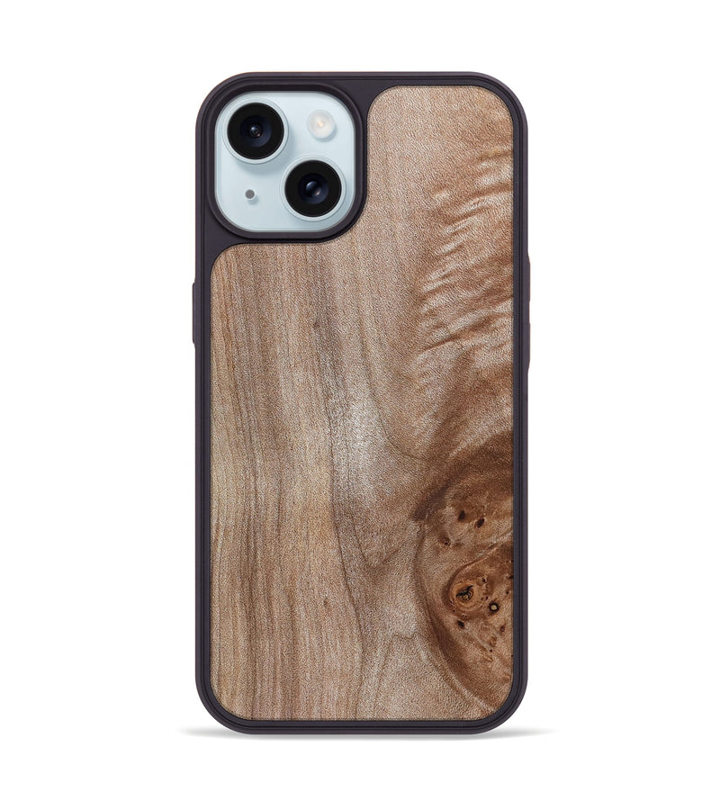 iPhone 15 Wood Phone Case - Callen (Wood Burl, 825384)