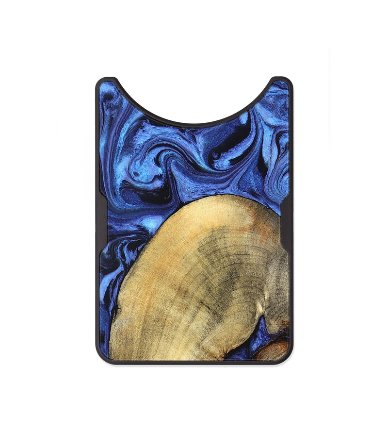 Alloy Wood Wallet - Geralyn (Blue, 825501)