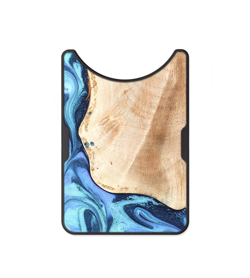 Alloy Wood Wallet - Koby (Blue, 825508)