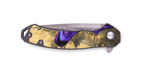 EDC Wood Pocket Knife - Yahir (Purple, 825578)