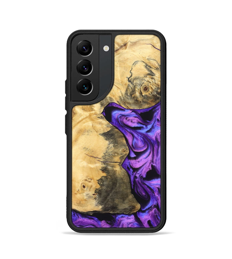 Galaxy S22 Wood Phone Case - Yahir (Purple, 825578)