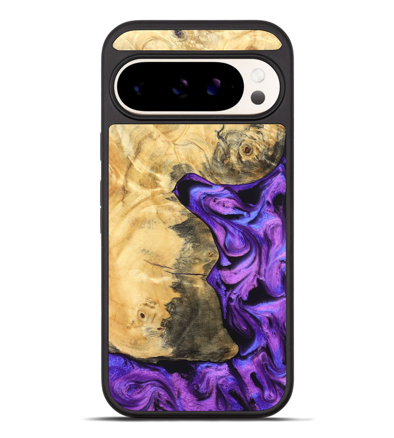 Pixel 10 Pro XL Wood Phone Case - Yahir (Purple, 825578)