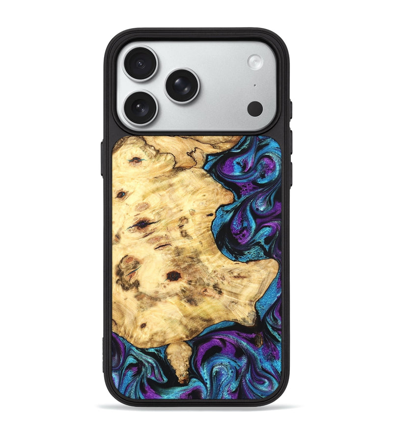 iPhone 18 Pro Max Wood Phone Case - Kaitlyn (Purple, 825579)