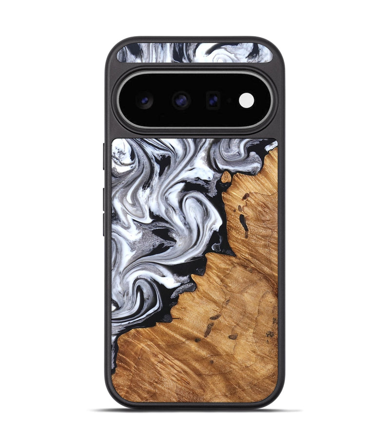 Pixel 11 Wood Phone Case - Zayne (Black & White, 825588)