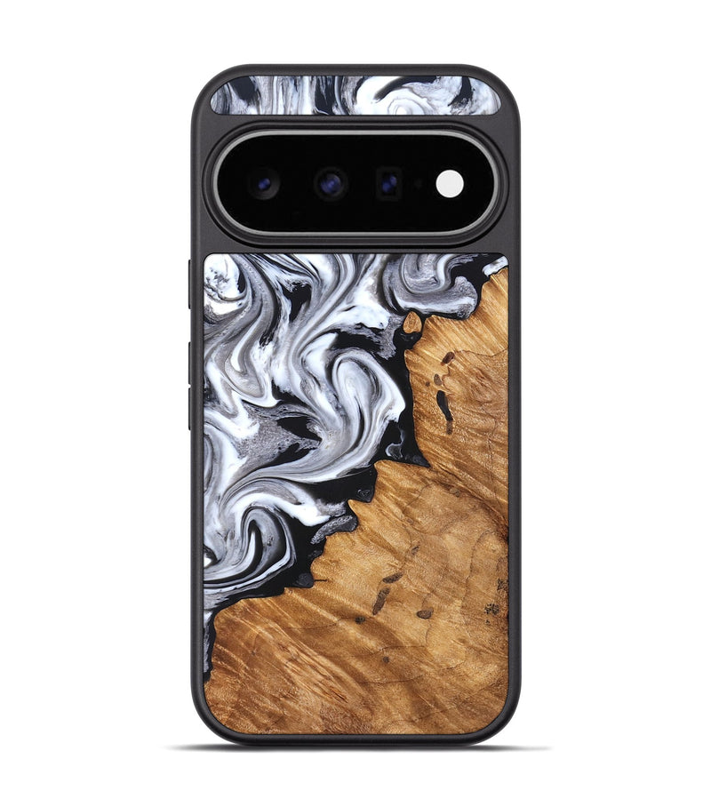 Pixel 11 Pro Wood Phone Case - Zayne (Black & White, 825588)