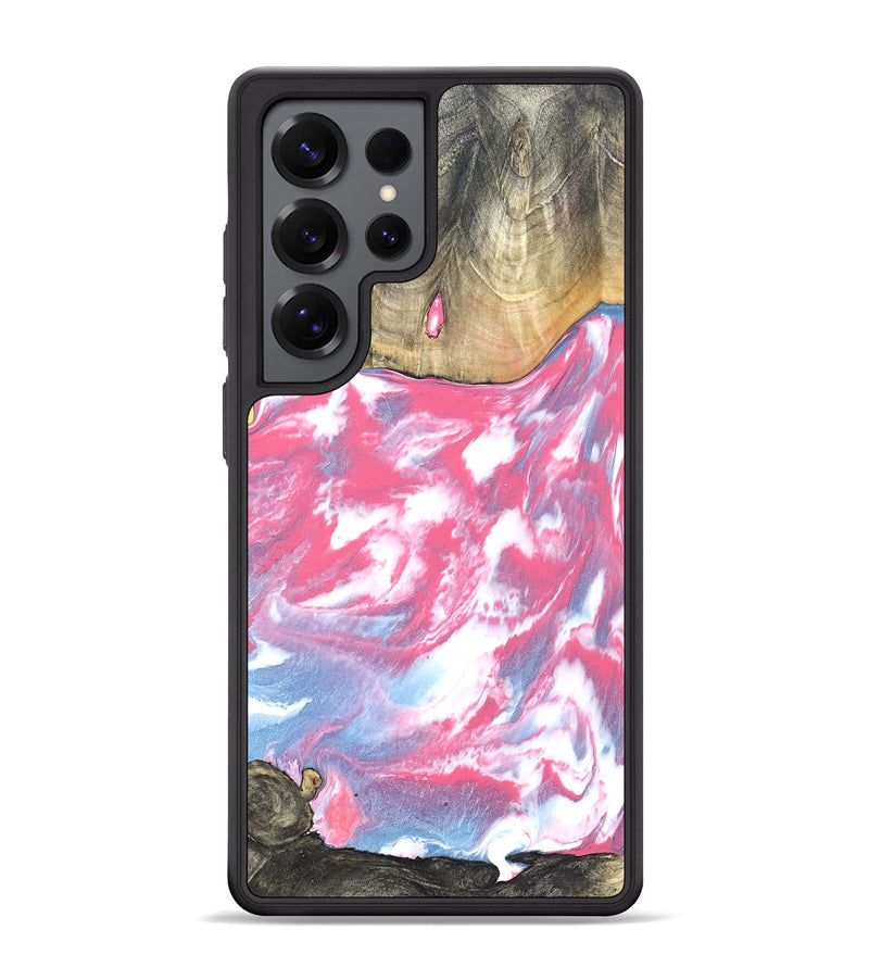 Galaxy S25 Ultra Wood Phone Case - Curley (Red, 825592)