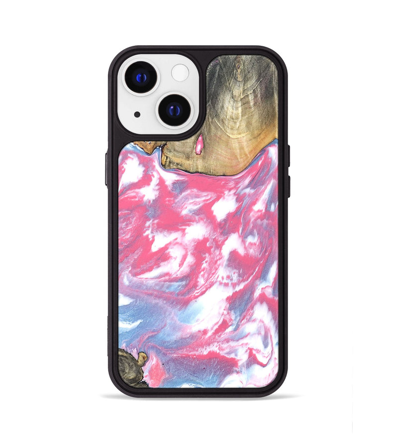 iPhone 13 Wood Phone Case - Curley (Red, 825592)