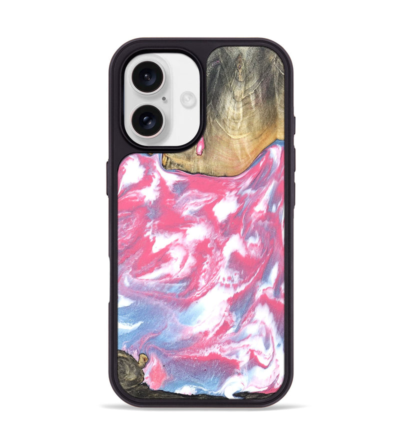 iPhone 17 Wood Phone Case - Curley (Red, 825592)
