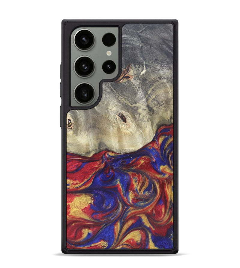 Galaxy S24 Ultra Wood Phone Case - Zamir (Red, 825594)